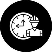 diseño de icono de vector de horas de trabajo