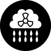 diseño de icono de vector de lluvia ácida