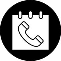 Schedule Call Vector Icon Design