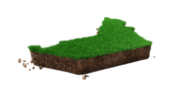 Dubai UAE Map Grass and ground texture 3d illustration png
