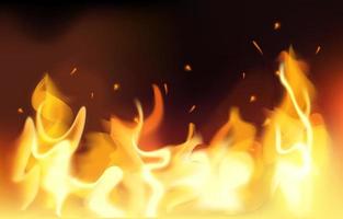 Fire Flare Effect Background vector