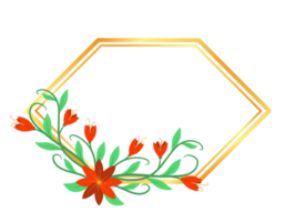 Flower Frame Background png