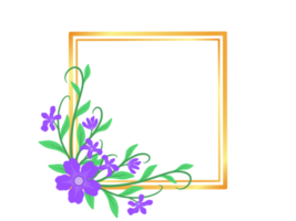 Flower Frame Background png