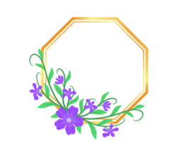 Flower Frame Background png