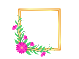 Frame Flower Background png