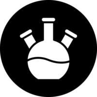 Three Neck Flask Vector Icon Design