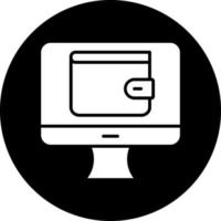 Online Wallet Vector Icon Design
