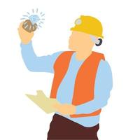 Mining industry workers ,good for graphic design resources. vector