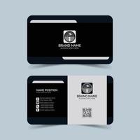 Modern business card design vector