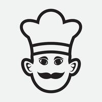 plantilla de logotipo de sombrero de chef vector