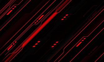 Abstract red light black cyber slash geometric layer overlap design modern futuristic technology background vector