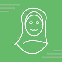 Islamic Woman Vector Icon