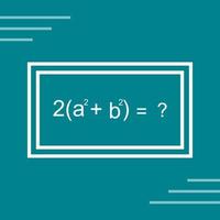 Solving Formula Vector Icon