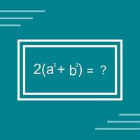 Solving Formula Vector Icon