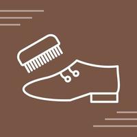 Shoe Polishing Vector Icon