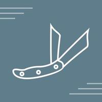 Ranger Pocket Knife Vector Icon