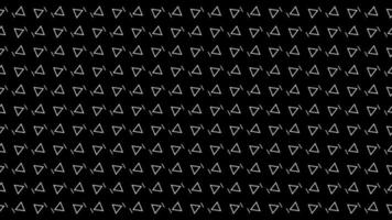 abstrait Triangle mouvement graphique modèle Contexte video