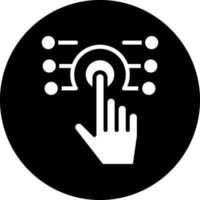 Touch Technology Vector Icon Design