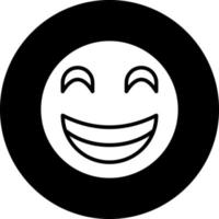 diseño de icono de vector de sonrisa