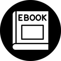 diseño de icono de vector de libro electrónico