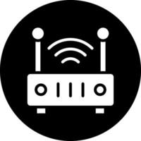 Wifi Router Vector Icon Design