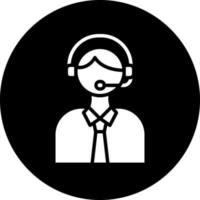 Telemarketer Vector Icon Design