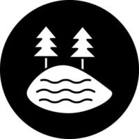 Lake Vector Icon Design