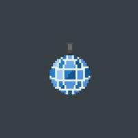 discotique lamp in pixel art style vector