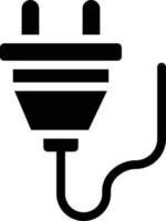 Plug line icon for download vector