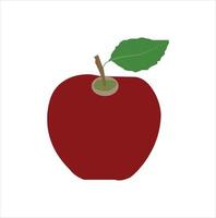 A nice coloured beautiful apple vector art work.