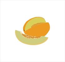 un bonito gotas de miel melón vector Arte trabajo