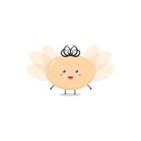 Cute cartoon termite character emoji and expression with pose vector