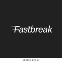 Fast logo template design concept vector