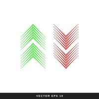 up and down direction symbol design vector