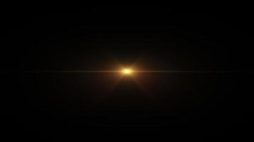 boucle centre or étoile optique fusées éclairantes abstrait Contexte video