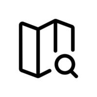 Simple Find Location icon. The icon can be used for websites, print templates, presentation templates, illustrations, etc vector