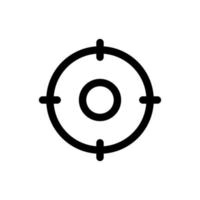 Simple GPS icon. The icon can be used for websites, print templates, presentation templates, illustrations, etc vector