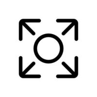 Simple Direction icon. The icon can be used for websites, print templates, presentation templates, illustrations, etc vector