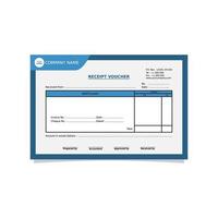 vector design of professional and modern minimal business invoice template, bill, voucher, receipt, quotation, list, price list