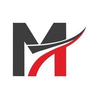 Initial letter m logo vector