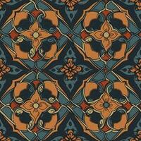 Morrocan seamless pattern tile, created with photo