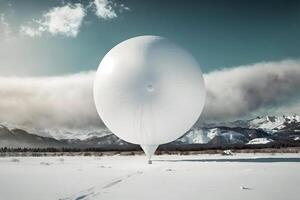 Weather Balloon. Neural network photo