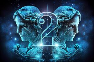 Gemini, zodiac sign, horoscope, astrology. photo