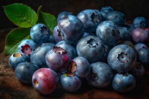 Blueberries, berry background. photo
