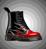 boot vector art for graphic design needs