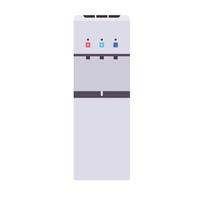 Water Dispenser Flat Illustration. Clean Icon Design Element on Isolated White Background vector