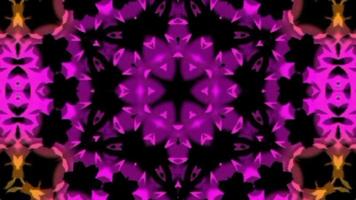 Hypnotic kaleidoscope stage visual loop for concert, night club, music video, events, show, fashion, holiday, exhibition, LED screens and projection mapping. video