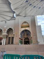 Medina, Saudi Arabia, April 2023 - Beautiful outside view of the Prophets mosque in Medina. photo