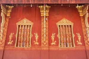 LUANG PRABANG , LAOS FEB 26 2023 Wat Sene Souk Haram It was built in 1718 by King Kitsarath photo