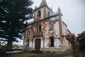 Abandoned Church, Igreja de Sao Mateus in Faial, the Azores photo